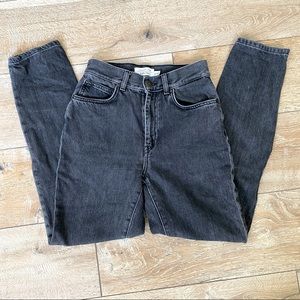 & Other Stories High Waist mom jeans black wash